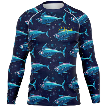 Chokefish™ Long Sleeve Rashguard Marine Men's Shirt-004